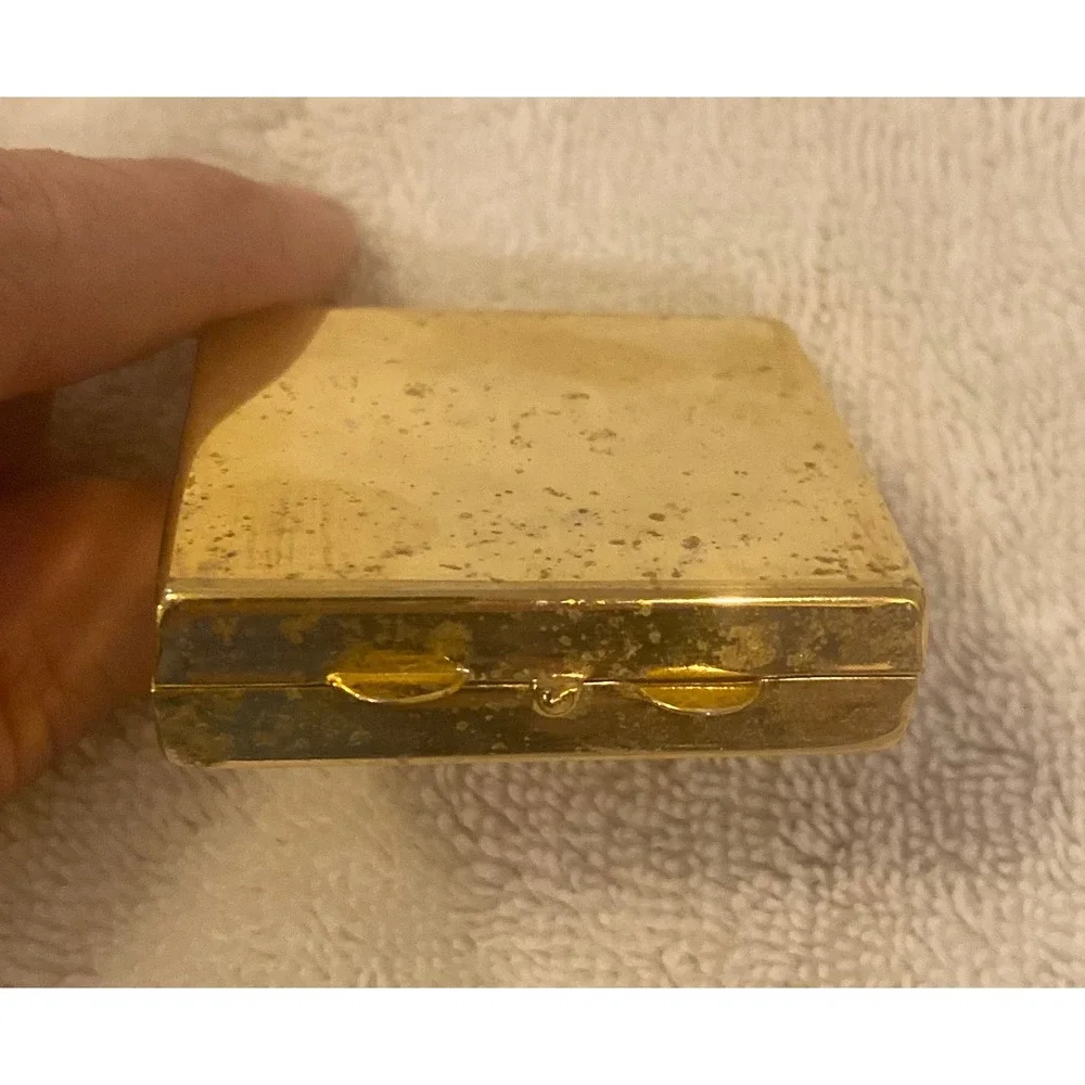 Estee Lauder Lucidity Translucent Pressed Powder Gold Square Compact